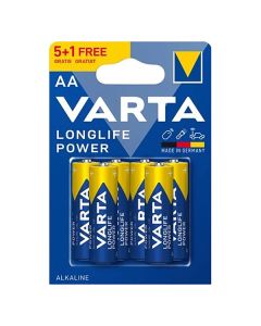 Varta Jednorázová alkalická baterie AA, 6-pack