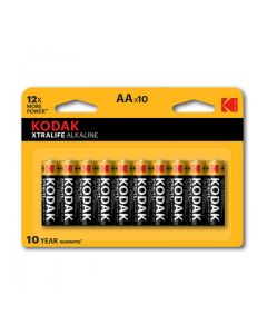 Kodak XTRALIFE Jednorázová alkalická baterie AA, 10-pack