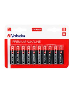 Verbatim Jednorázová alkalická baterie AA, 10-pack
