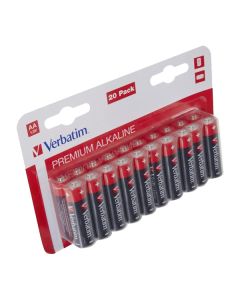 Verbatim Jednorázová alkalická baterie AA, 20-pack