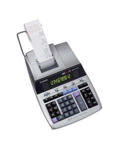 Canon Kalkulačka MP1211-LTSC, stříbrná, stolní s tiskem, dvanáctimístná, napájení ze sítě, záloha na baterii