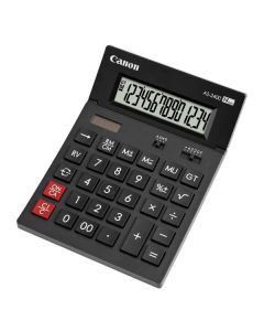 Canon Kalkulačka AS-2400, šedá, stolní, čtrnáctimístná
