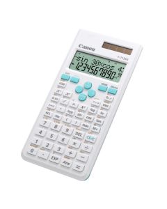 Canon Kalkulačka F-715SG, bílá, školní, dvanáctimístná, s modrým krytem