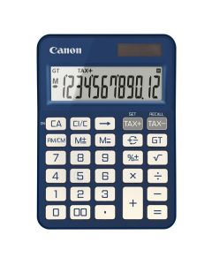 Canon kalkulačka KS-125KB-BL 6818C004, modrá, stolní, dvanáctimístná, automatické vypnutí