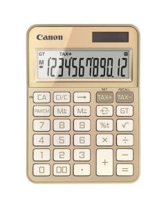 Canon kalkulačka KS-125KB-GD 6818C002, zlatá, stolní, dvanáctimístná, automatické vypnutí