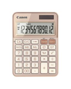 Canon kalkulačka KS-125KB-GD 6818C001, růžová, stolní, dvanáctimístná, automatické vypnutí