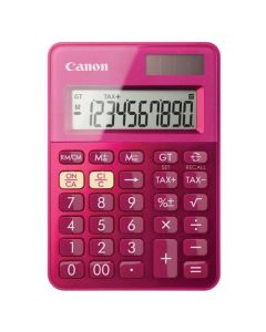 Canon Kalkulačka LS-100K, růžová, stolní, desetimístná
