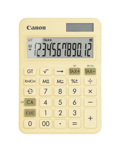 Canon kalkulačka LS-125KB-PYL, žlutá, kapesní, dvanáctimístná
