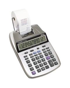 Canon kalkulačka P23-DTSC II EMEA HWB, šedá, stolní s tiskem, dvanáctimístná, dvoubarevný tisk