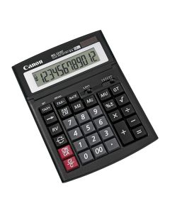 Canon kalkulačka WS-1210T, 0694B001, černá, dvanáctimístná, funkce paměť Grand Total a Tax, klávesy IT-touch