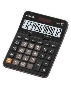 Casio Kalkulačka DX 12 B, černá, stolní, dvanáctimístná