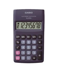 Casio Kalkulačka HL 815L BK, černá, kapesní, osmimístná