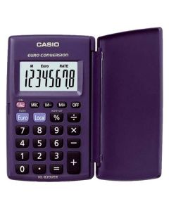 Casio Kalkulačka HL 820 VER, modrá, kapesní, osmimístná