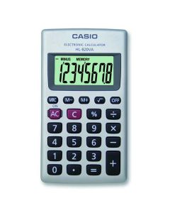 Casio Kalkulačka HL 820 VA, bílá, kapesní, osmimístná