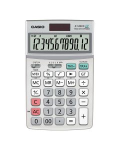 Casio Kalkulačka JF 120 ECO, stříbrná, stolní, dvanáctimístná