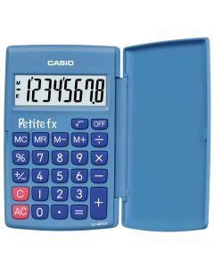 Casio Kalkulačka LC 401 LV BU, modrá, kapesní, osmimístná