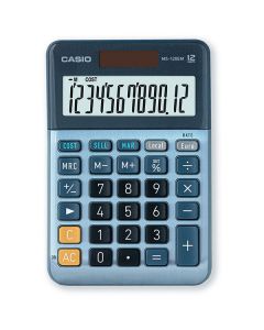 Casio Kalkulačka MS 120 EM, stříbrná, stolní