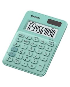 Casio Kalkulačka MS 7 UC GN, tyrkysová, desetimístná, duální napájení