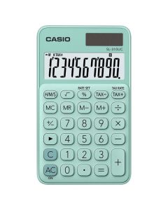 Casio Kalkulačka SL 310 UC GN, tyrkysová, desetimístná, duální napájení