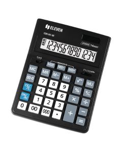 Eleven Kalkulačka CDB1401-BK, černá, stolní, čtrnáctimístná