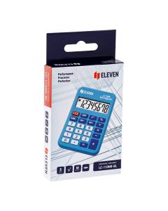 Eleven Kalkulačka LC-110NR-BL, modrá, kapesní, osmimístná