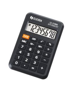 Eleven Kalkulačka LC210NR, černá, kapesní, osmimístná