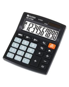 Eleven Kalkulačka SDC810NR, černá, stolní, desetimístná, duální napájení