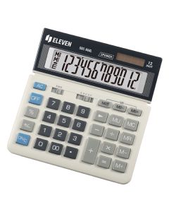 Eleven Kalkulačka SDC-868L, černo-bílá, stolní, dvanáctimístná