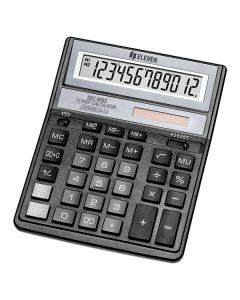 Eleven Kalkulačka SDC-888X-BK, černá, stolní, dvanáctimístná