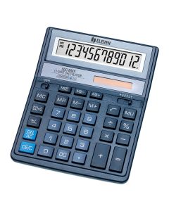 Eleven Kalkulačka SDC-888X-BL, modrá, stolní, dvanáctimístná