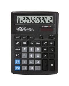 Rebell Kalkulačka RE-BDC412 BX, černá, stolní, dvanáctimístná