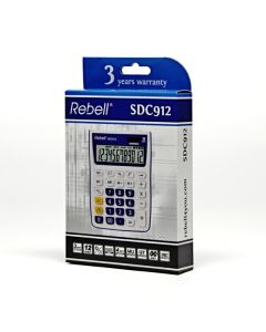 Rebell Kalkulačka RE-SDC912VL BX, fialová, stolní, dvanáctimístná