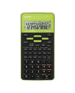 Sharp Kalkulačka EL-531THGR, černo-zelená, školní