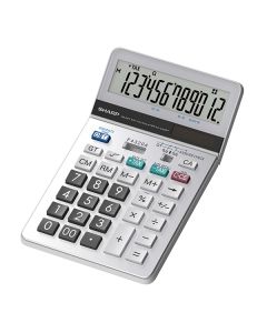 Sharp Kalkulačka EL-342DT, bílá, stolní, dvanáctimístná