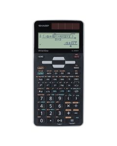 Sharp Kalkulačka EL-W506TGY, černo-šedá, vědecká, bodový displej
