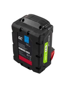 Green Cell baterie pro Milwaukee M18 18V 5Ah náhrada za M18 B5 4932430483