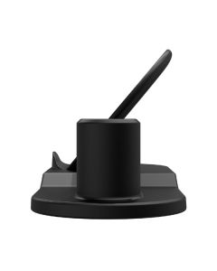 3v1 bezdrátová nabíječka, pro telefon, Apple Watch a Airpods, černá, 5/9V, 15W, Qi
