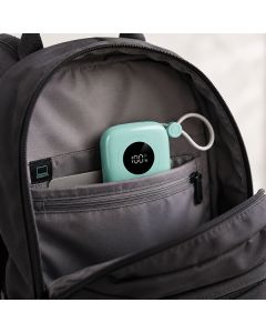 Powerton ENERGY PASTEL EDITION Powerbanka 10000mAh, 2x USB-C, 22.5W, integrované kabely, mintová