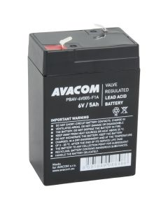 Avacom baterie 6V, 4,5Ah, PBAV-6V005-F1A