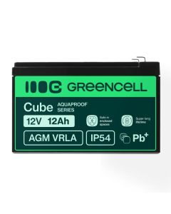 Greencell AGM VRLA 12V 12Ah maintenance-free baterie pro cash registers, kamery (152x99x100mm)