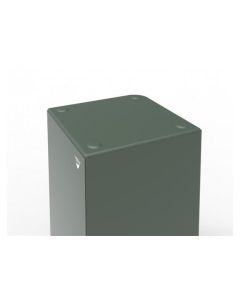 Odpadkový koš, zelená, kov, 18 l, ALBA ODCORB V