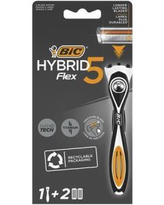 Pánský holicí strojek "HYBRID 5", s náhradními hlavicemi, 1+2 ks, BIC 921385