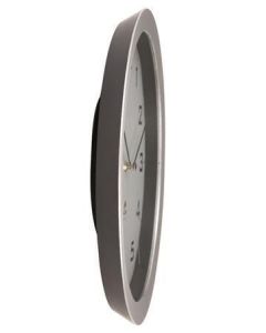 Nástěnné hodiny "Horissimo", stříbrné, 38 cm, ALBA