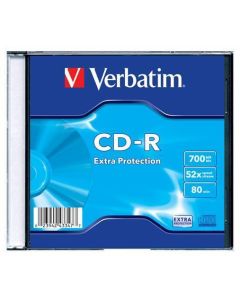 CD-R 700MB, 80min., 52x, DLP Crystal AZO, Verbatim, 1ks