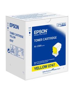 Epson originální toner C13S050747, yellow, 8800str.