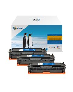 G&G kompatibilní toner s HP CB541A, CE320A, CF210X, Canon CRG116, CRG716, C, NT-PH541UC, HP 125A, cyan, 1400str.