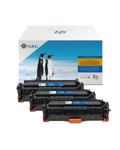 G&G kompatibilní toner s HP CC531A, CE411A, CF381A, Canon CRG118, CRG718, C, NT-PH531UC, HP 304A, cyan, 2800str.