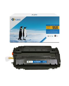 G&G kompatibilní toner s HP CE255X, Canon CRG724, NT-PH255XC, HP 55X, black, 12500str.