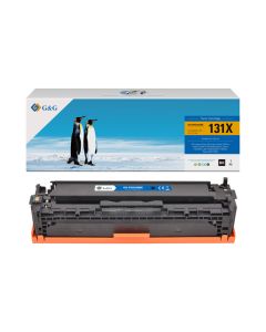 G&G kompatibilní toner s HP CF210X, Canon CRG731H, NT-PH210XBK, HP 131X, black, 2400str.