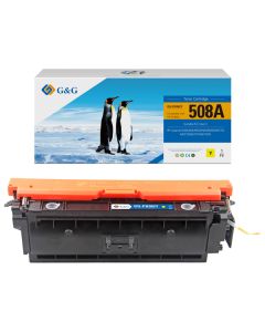 G&G kompatibilní toner s HP CF362A, NT-PH362Y, HP 508A, yellow, 5000str.